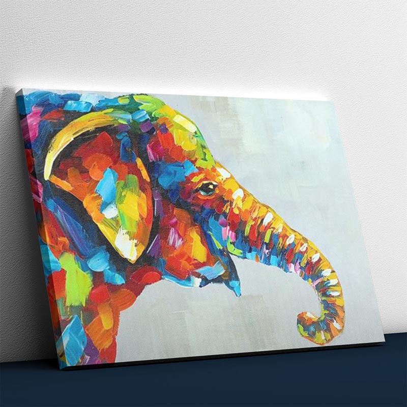 Süßester bunter Elefant