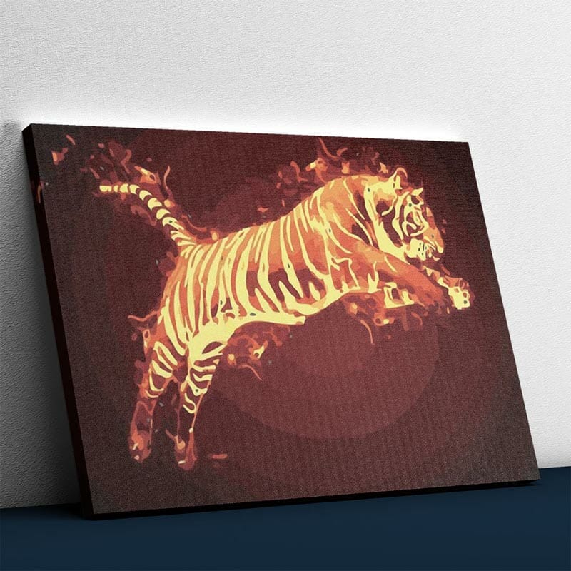 Der brennende Tiger