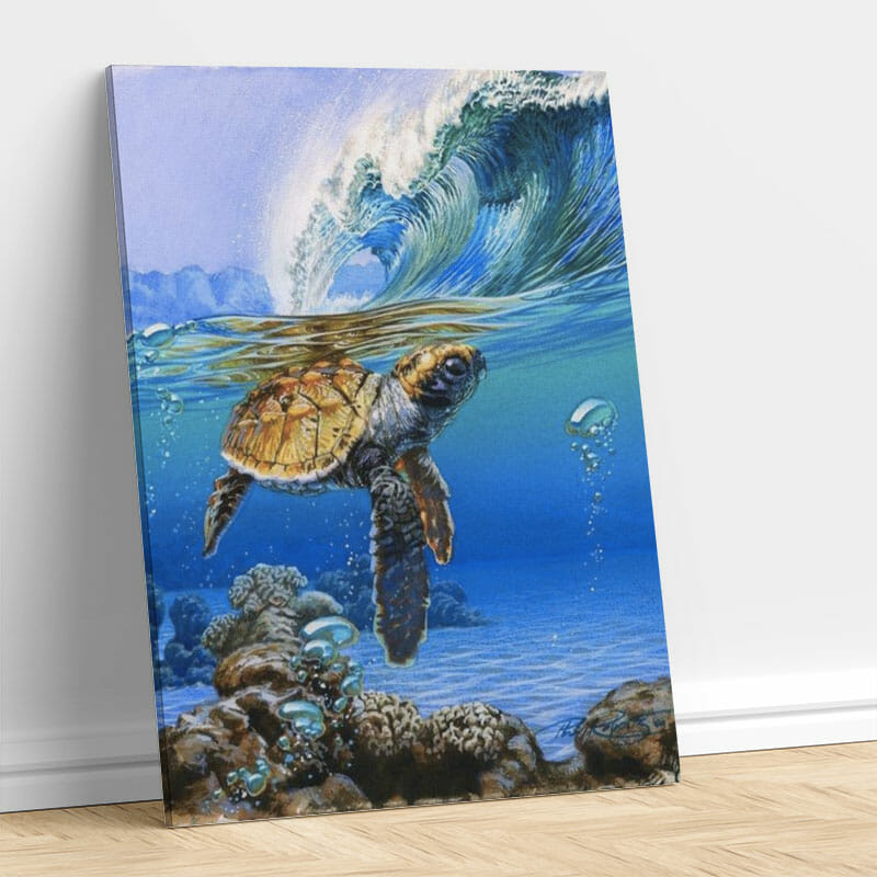 Schöne Baby-Schildkröte