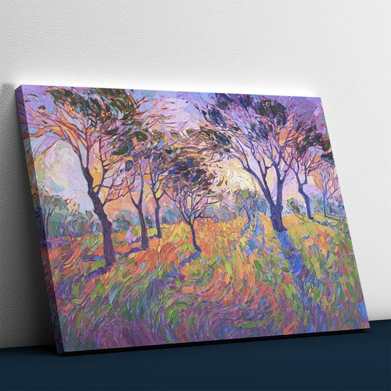 Erstaunliche Bäume auf dem Feld