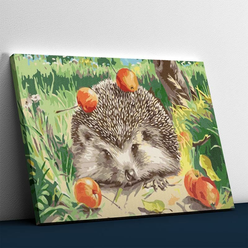 Igel auf den Feldern