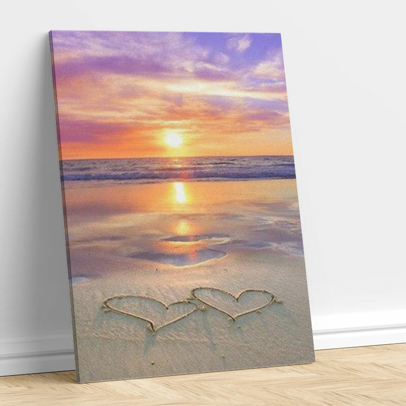 Sand Art Herz