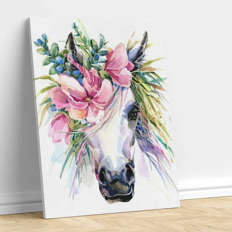 Einhorn und Blume