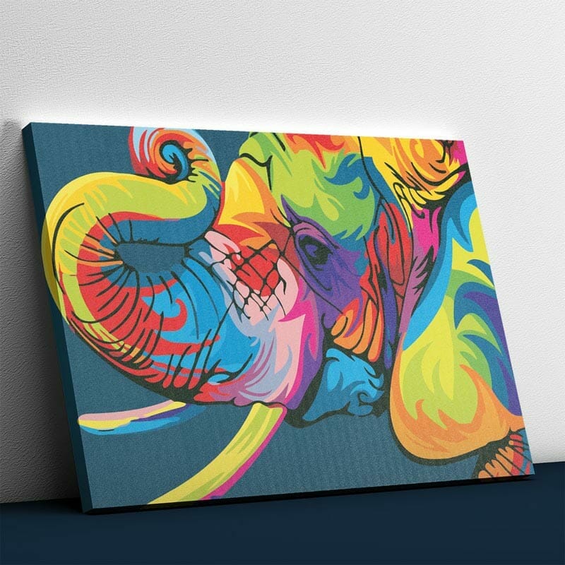 Abstrakt Elefant Moderne Kunst