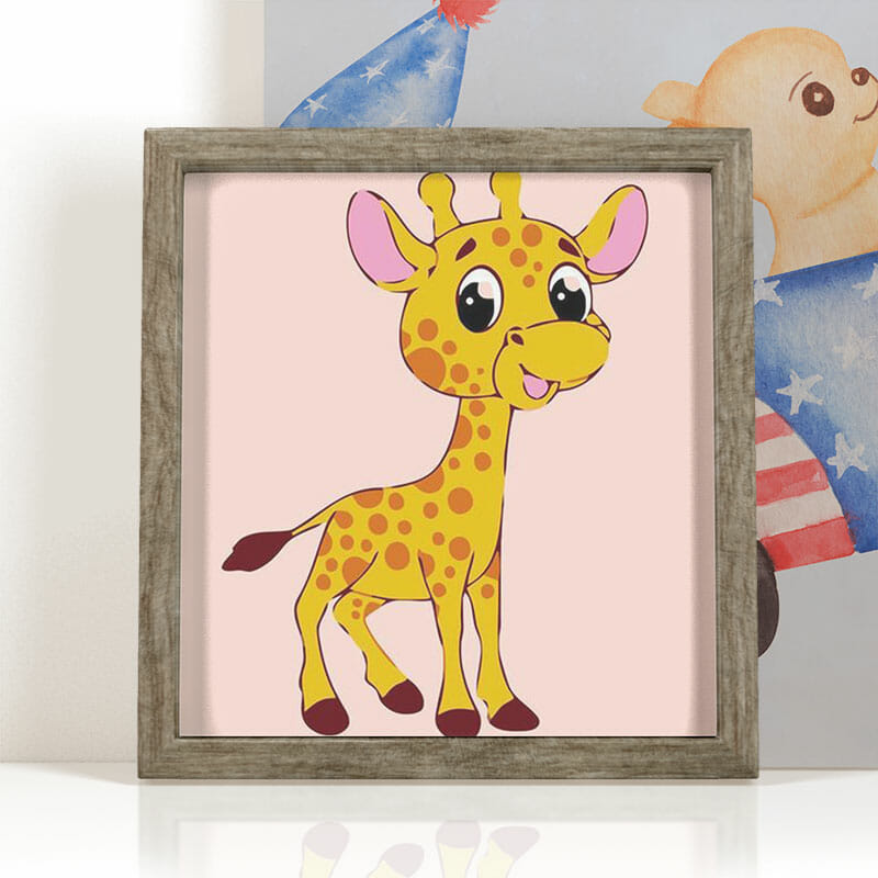 Schatten Giraffe