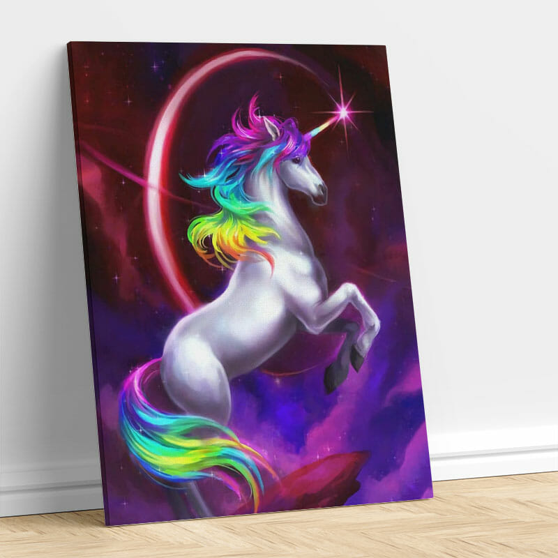 Buntes Einhorn