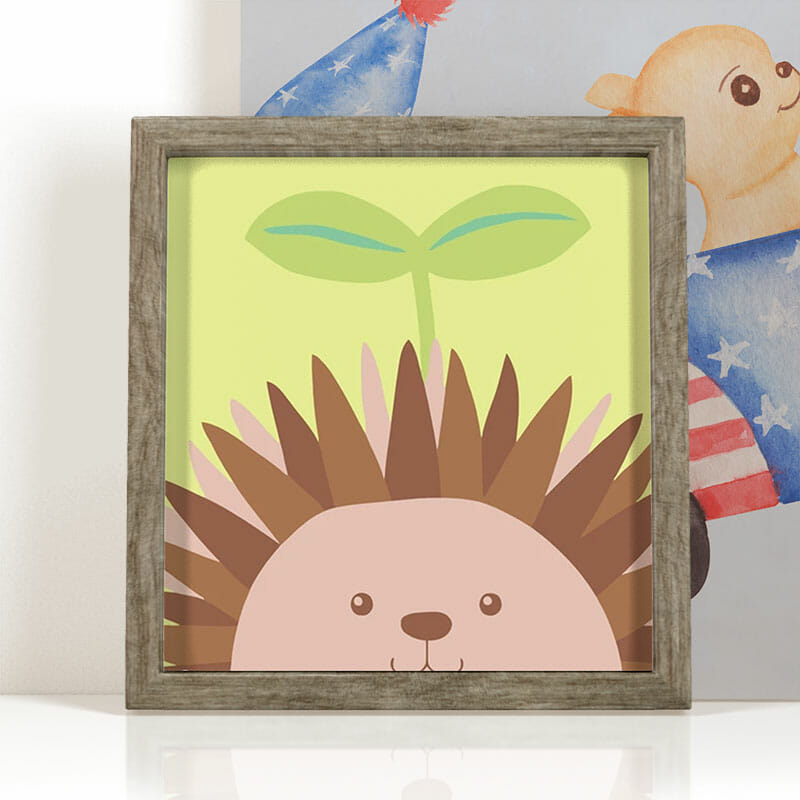 Fröhlicher Igel