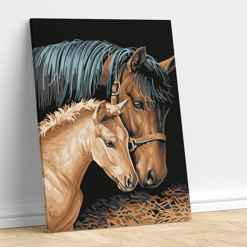 Pferd mit Fohlen