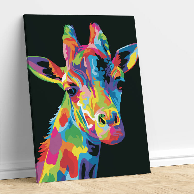 Abstrakte Giraffe