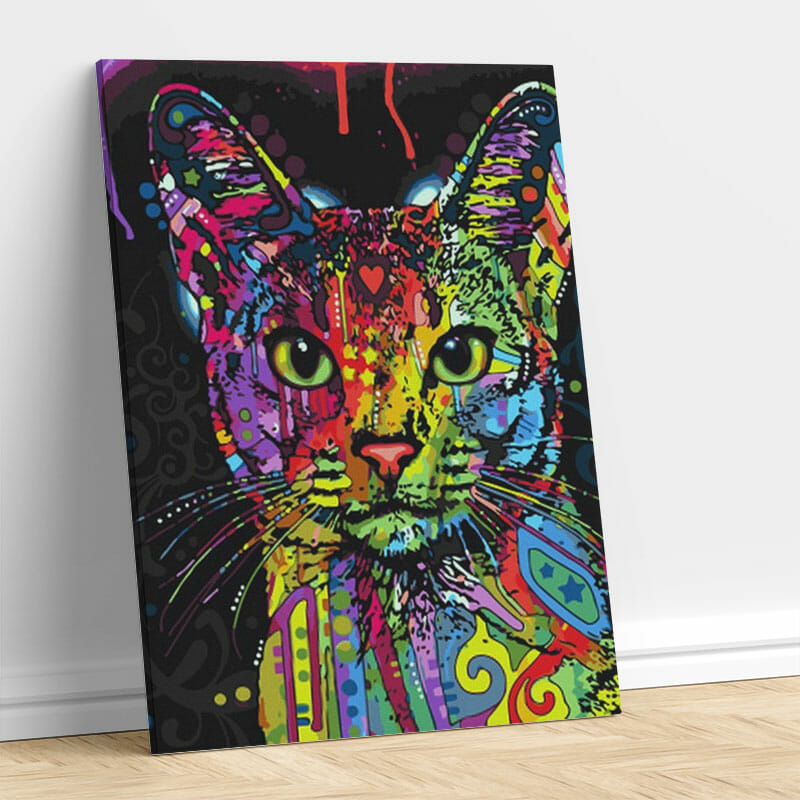 Abstrakte Katze