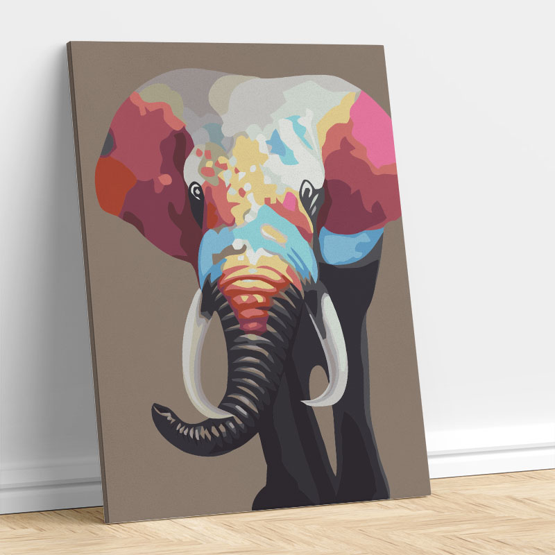 Abstrakter Elefant