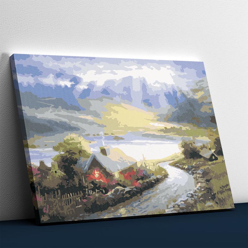 Schönes Haus am Fluss