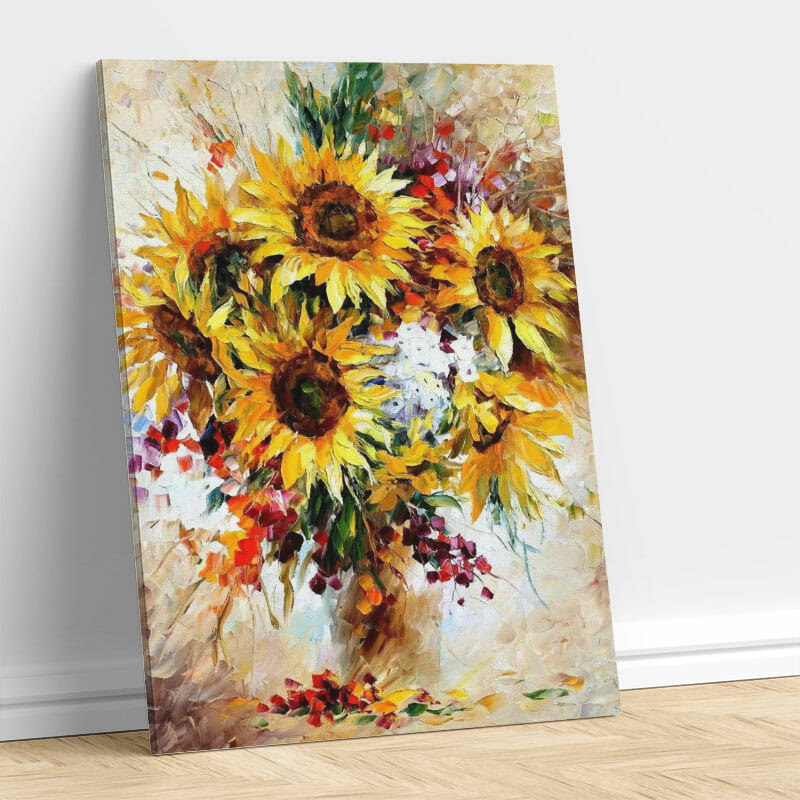 Abstrakte Sonnenblume