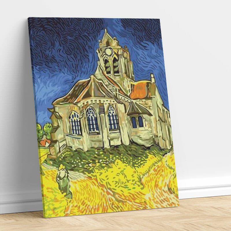 Haus mit bunter Natur