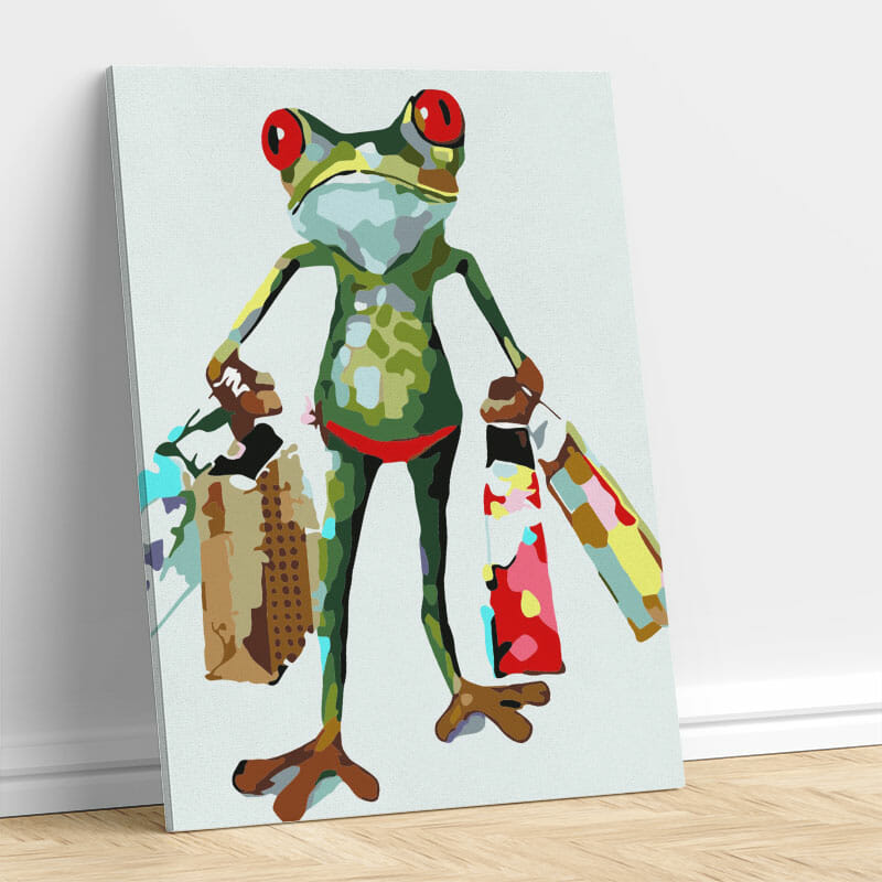 Moderne Kunst Happy Shopping