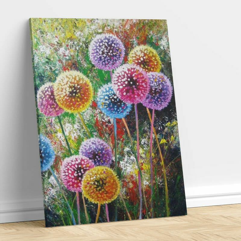 Acryl Blumen malen
