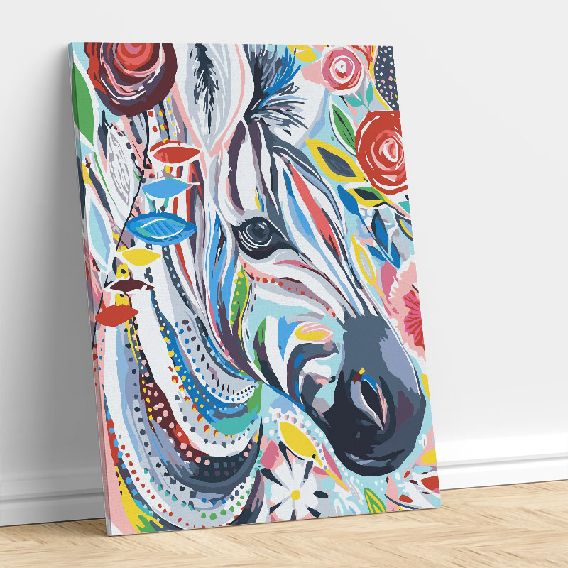 Abstraktes Zebra