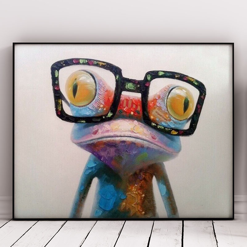 Abstrakter Frosch