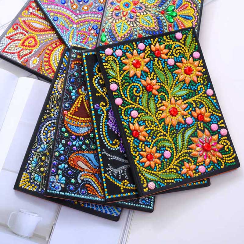 Diamant-Malerei-Notizbücher - Mosaik-Kunst und Blumen