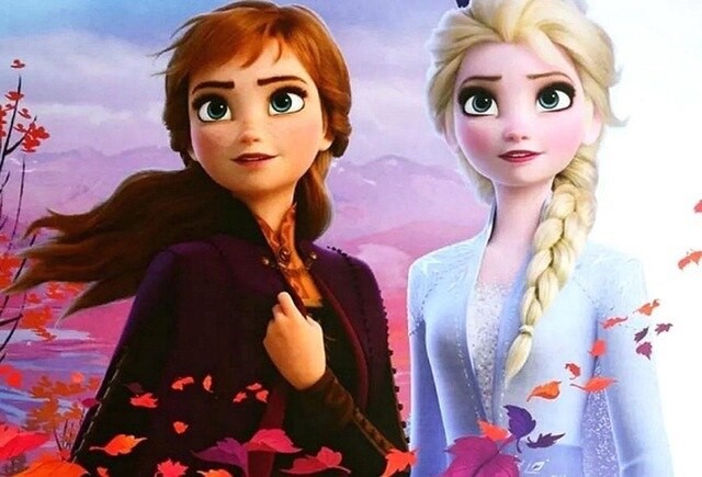 Königin Elsa und Anna zusammen