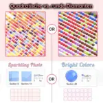 Quadratische vs. runde Diamanten