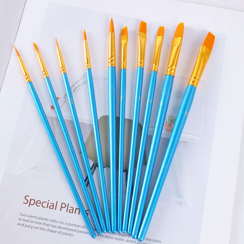 Malen nach Zahlen Pinsel - 10PCs