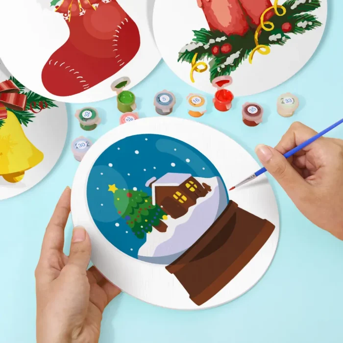 The Christmas Placemats - Paint by Numbers