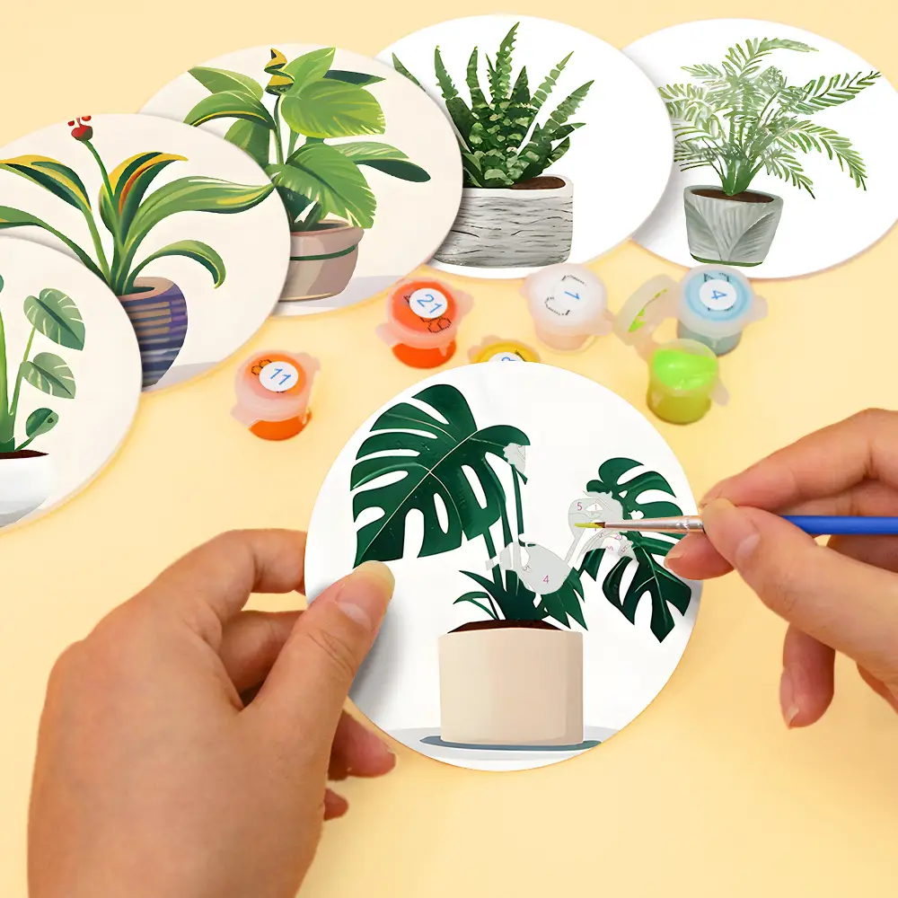 The Plants - DIY Drink Coasters
